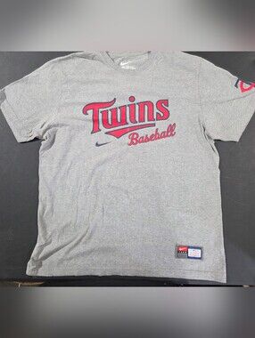 Nike Twins Baseball Grey Logo Tee